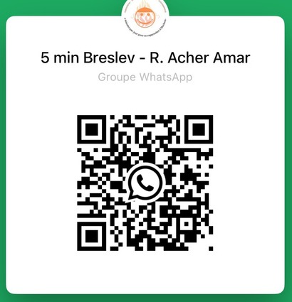 QR code WhatsApp — groupe « 5 min Breslev - R. Acher Amar »